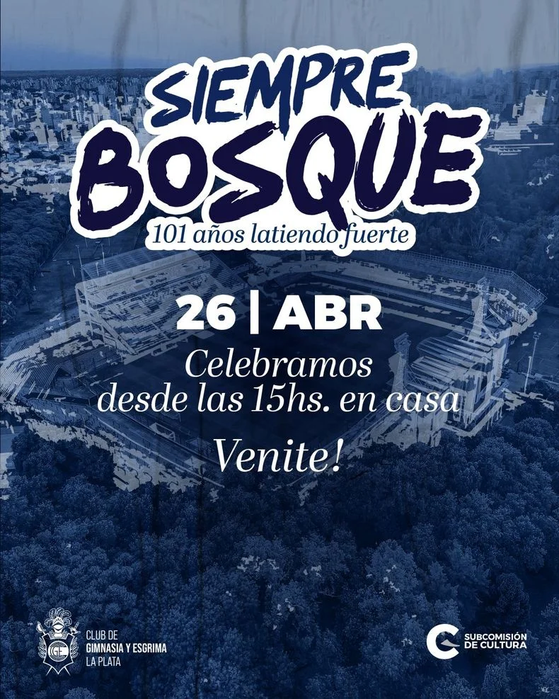 Gimnasia realizar&aacute; todo tipo de eventos para celebrar el aniversario del Bosque