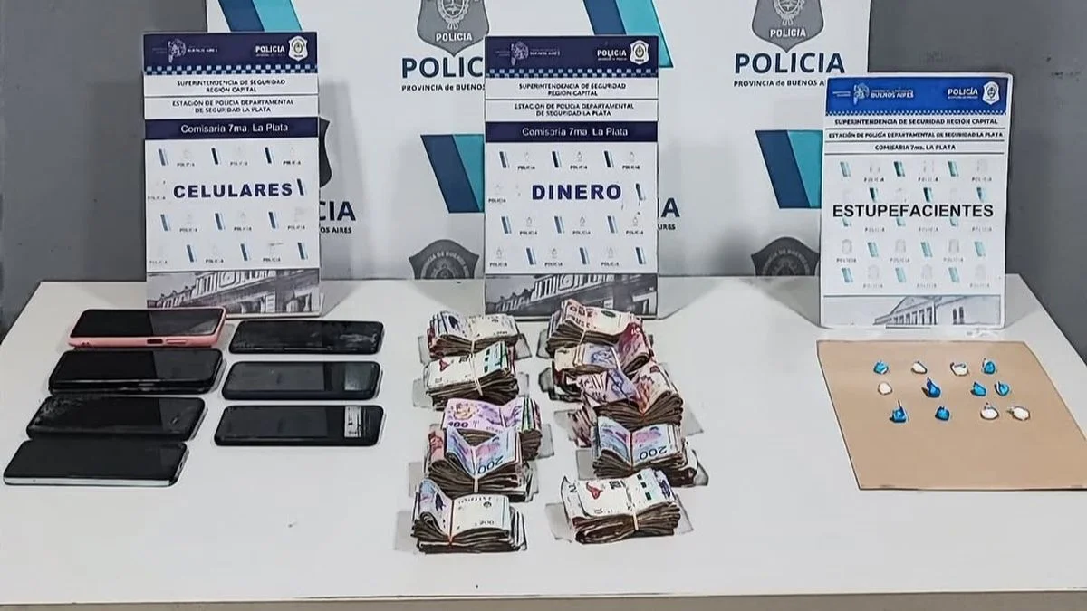 Allanamiento en La Plata termina con un detenido por robo y tráfico de drogas