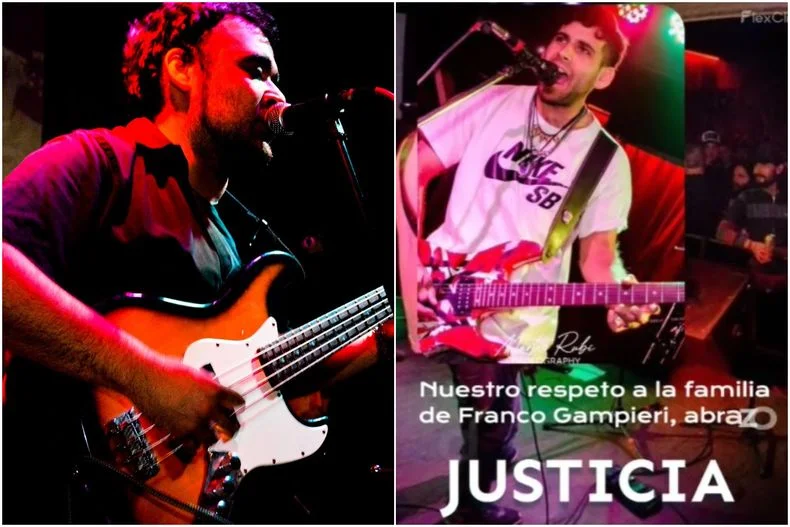 Axel y Franco, ambos eran amigos y m&uacute;sicos de La Plata