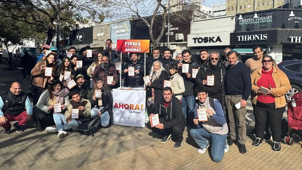 Ahora La Plata juntó firmas para fortalecer el pedido de autonomía municipal