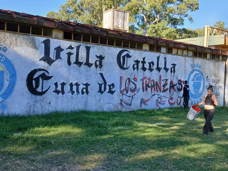 Otra de las pintadas en contra de "El General" Tobar