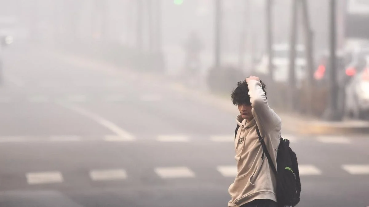 En La Plata, más neblina y cielo nublado antes de las lluvias