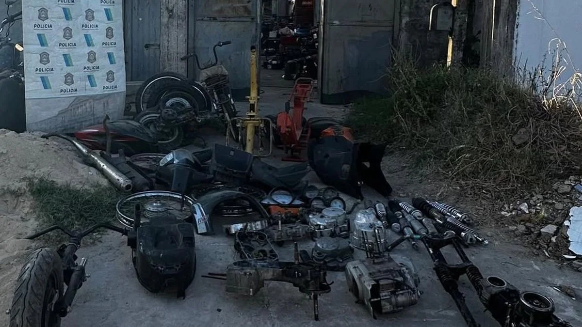 Desmantelaron un taller mecánico ilegal en San Carlos