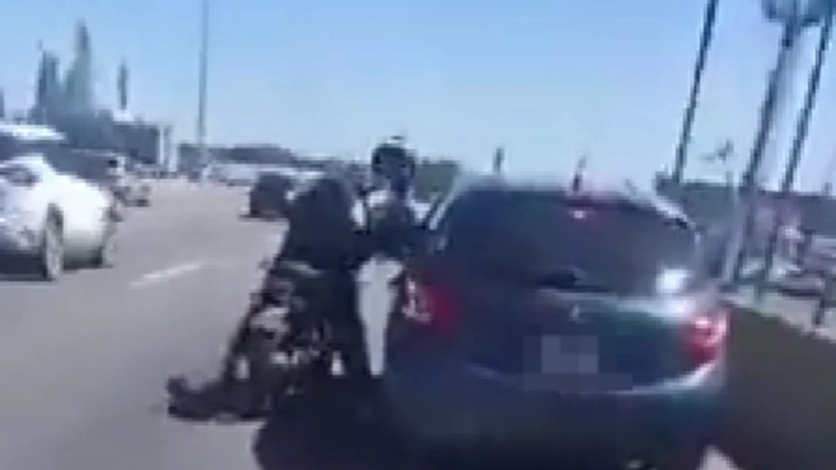 Pelea en la Autopista: suspenderán las licencias de ambos conductores