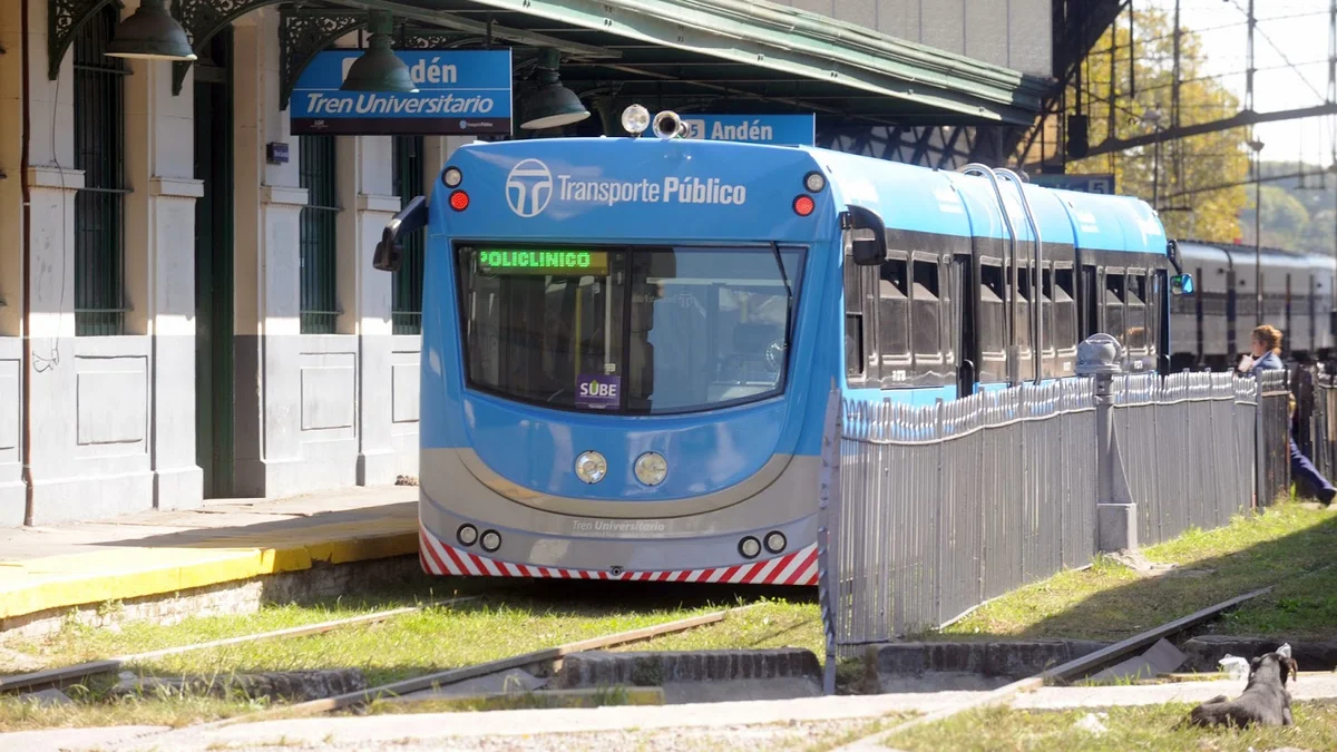 Volvió a funcionar el Tren Universitario: horarios y recorridos