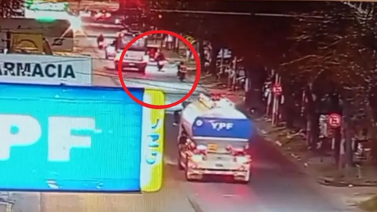 El video del accidente en el cual murió un hombre de Berisso