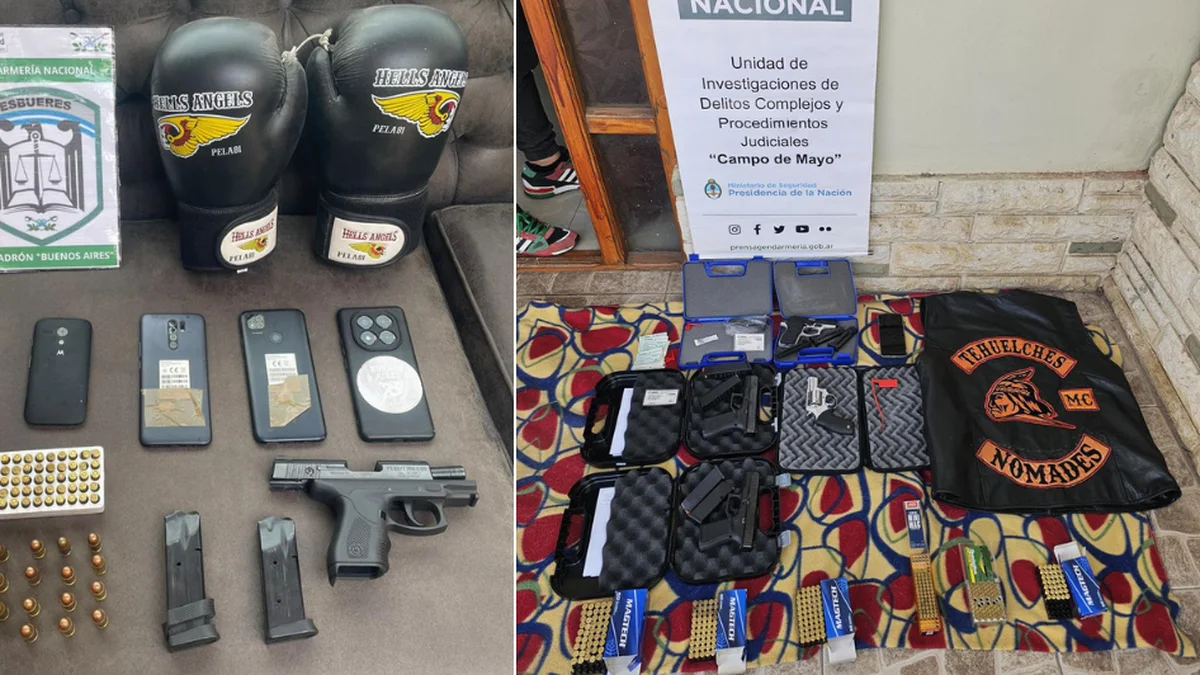 Hubo allanamientos en La Plata por el enfrentamiento de los Hells Angels