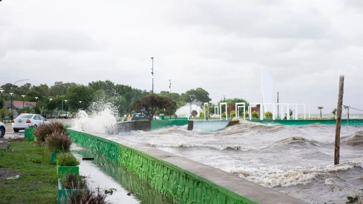 Alerta sudestada: se espera una crecida del Río de La Plata