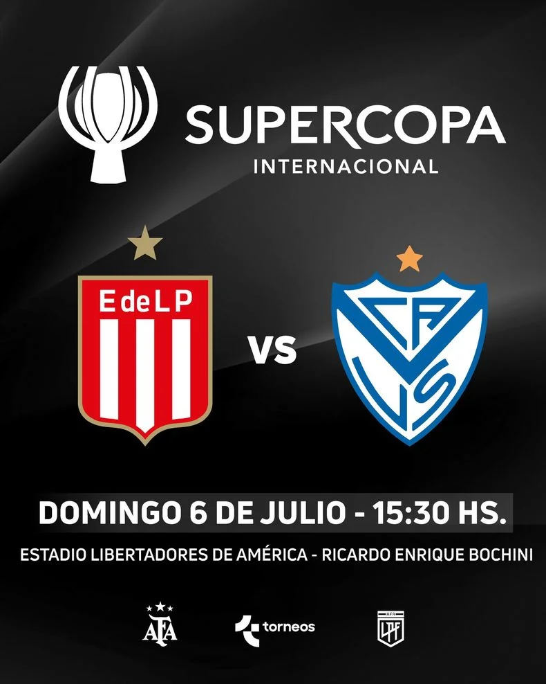 Estudiantes y V&eacute;lez disputar&aacute;n la tercera edici&oacute;n de la Supercopa Internacional