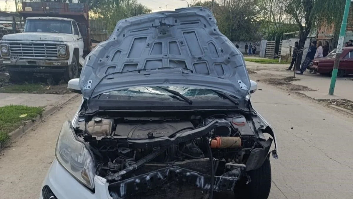 Así quedó el automóvil involucrado en el choque fatal en Ensenada