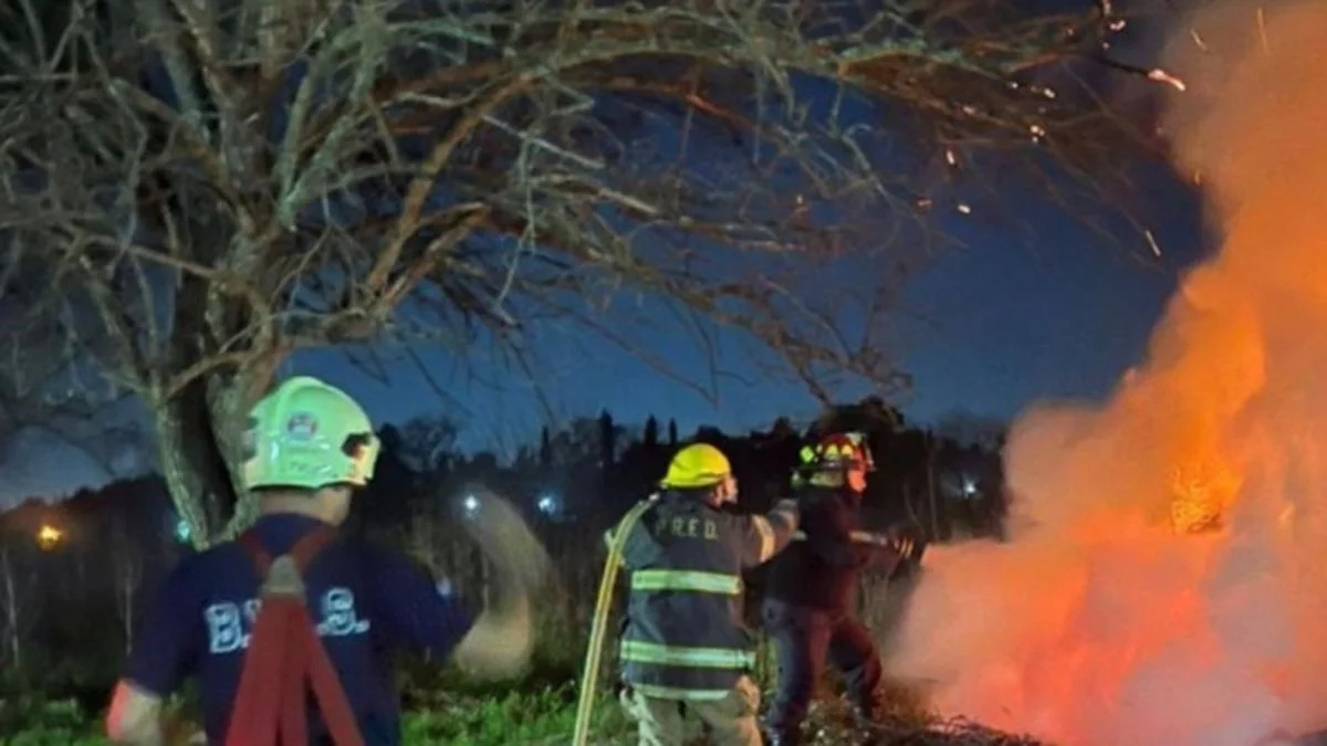 Arturo Seguí: dos incendios y varios atendidos por inhalación de monóxido de carbono