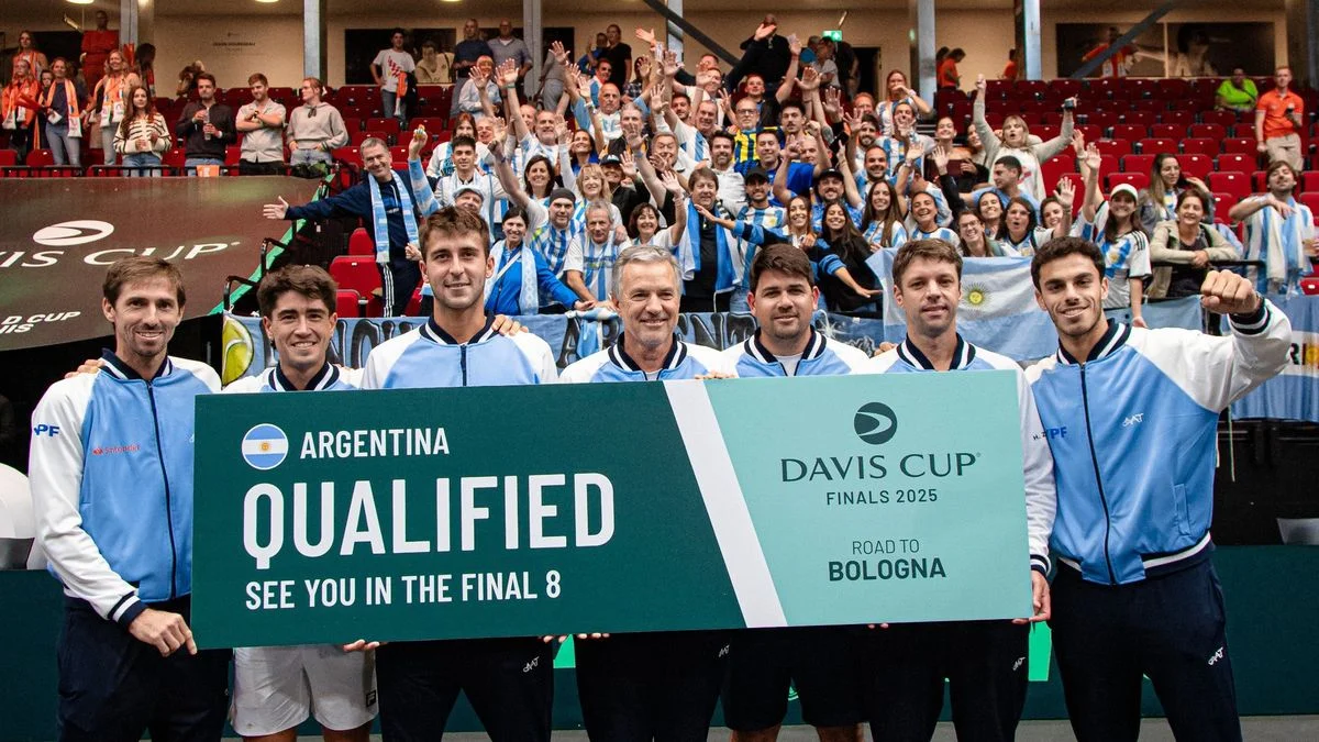 Argentina ya conoce a su rival de Copa Davis para las finales