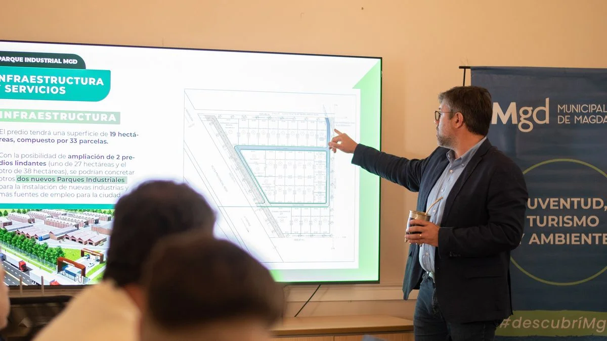 El intendente de Magdalena presentó el anteproyecto del Parque Industrial