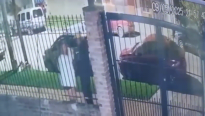 Le partieron la cabeza para robarle la cartera en La Plata