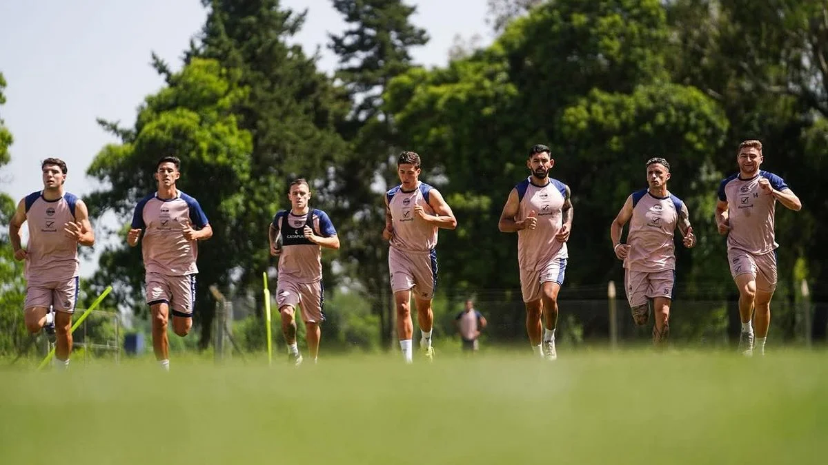 Gimnasia se entrena en Estancia Chica con la mente puesta en Santa Fe