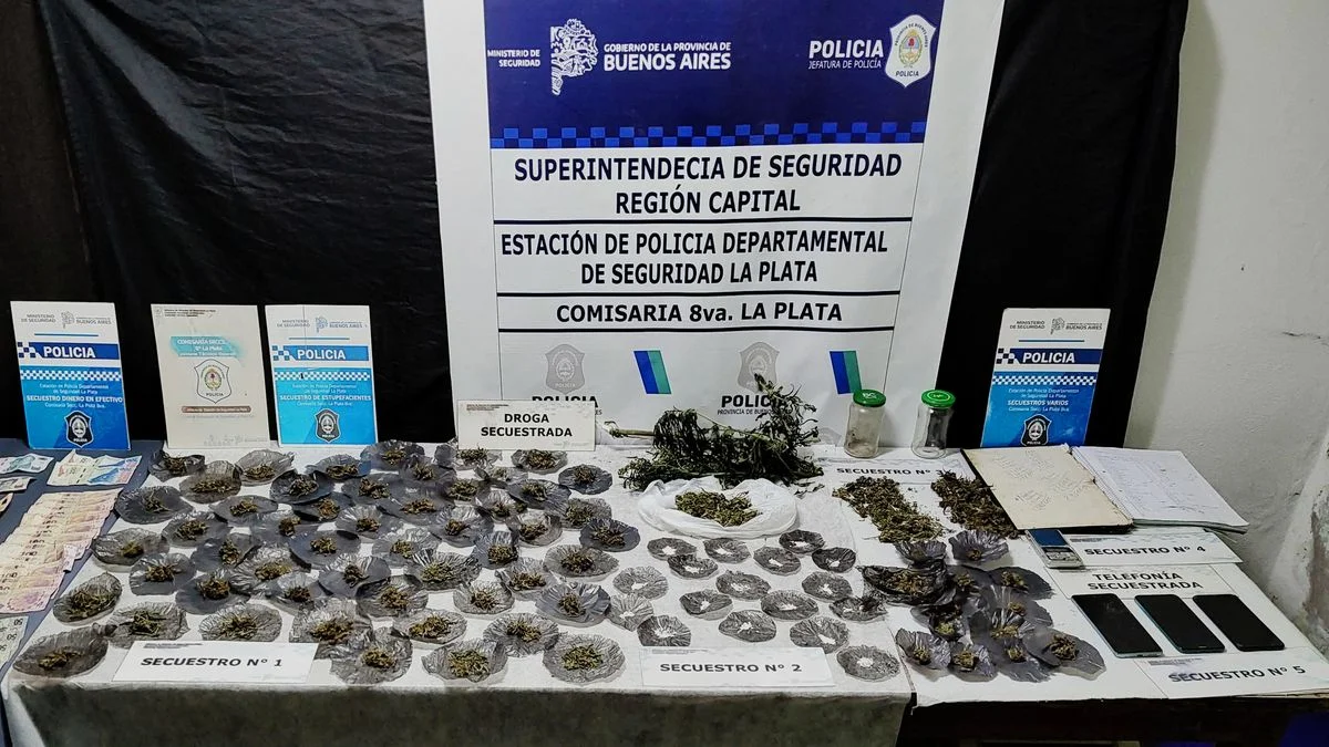 Detuvieron a un hombre que vendía droga en Altos de San Lorenzo