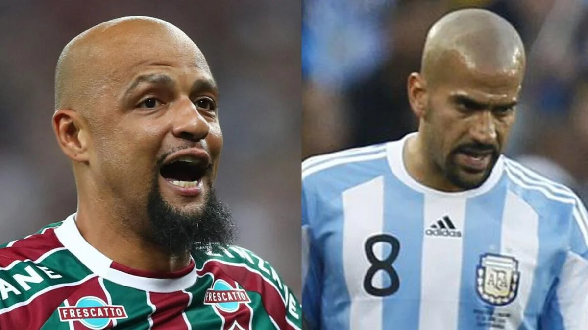Juan Sebastián Verón volvió a recibir elogios de Felipe Melo