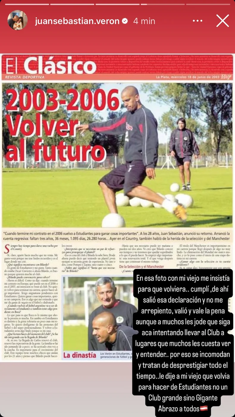 El mensaje de Ver&oacute;n en redes