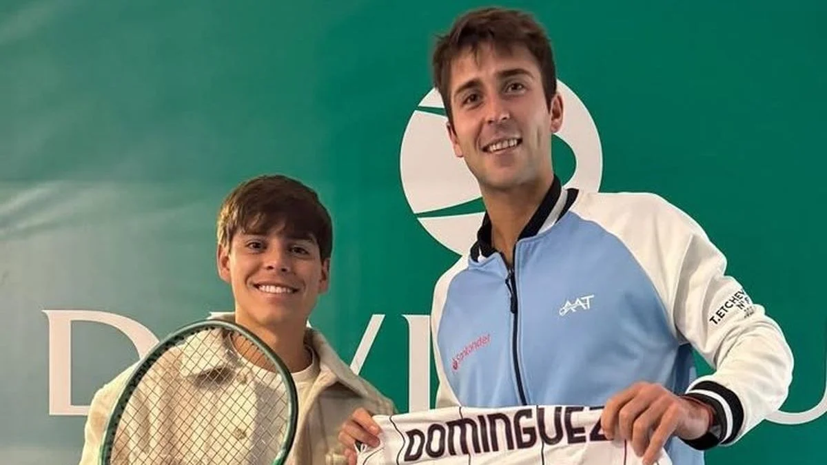 La foto que emocionó a Gimnasia: Benjamín Domínguez y Tomás Etcheverry juntos