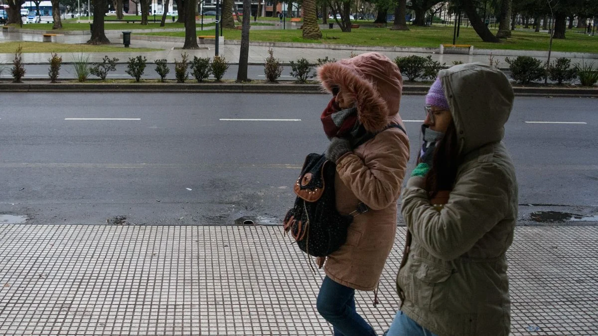 Afloja el viento pero no el frío en La Plata