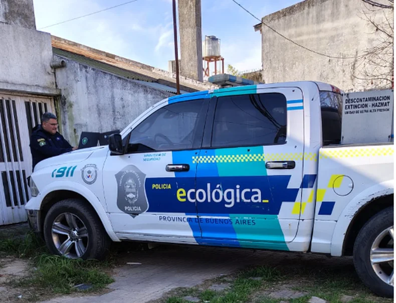 La Polic&iacute;a Ecol&oacute;gica se aperson&oacute; en el domicilio de Villa Progreso