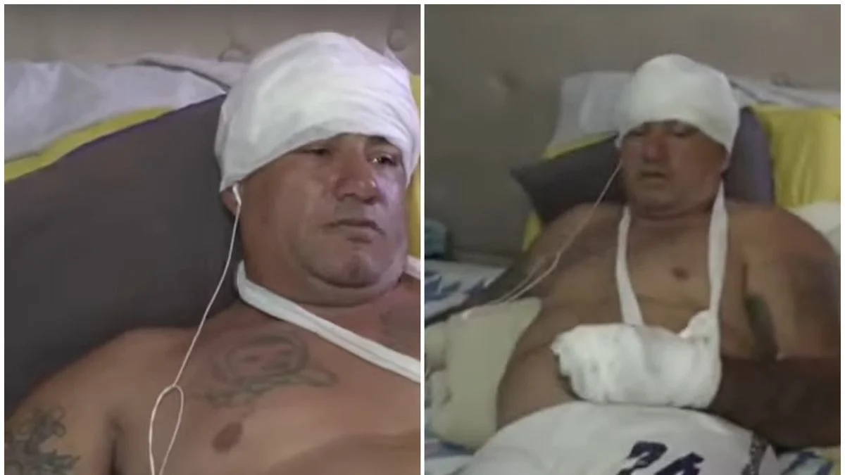 Herido y vendado, "El Volador" Camilleri rompió el silencio y cargó contra Iván Tobar