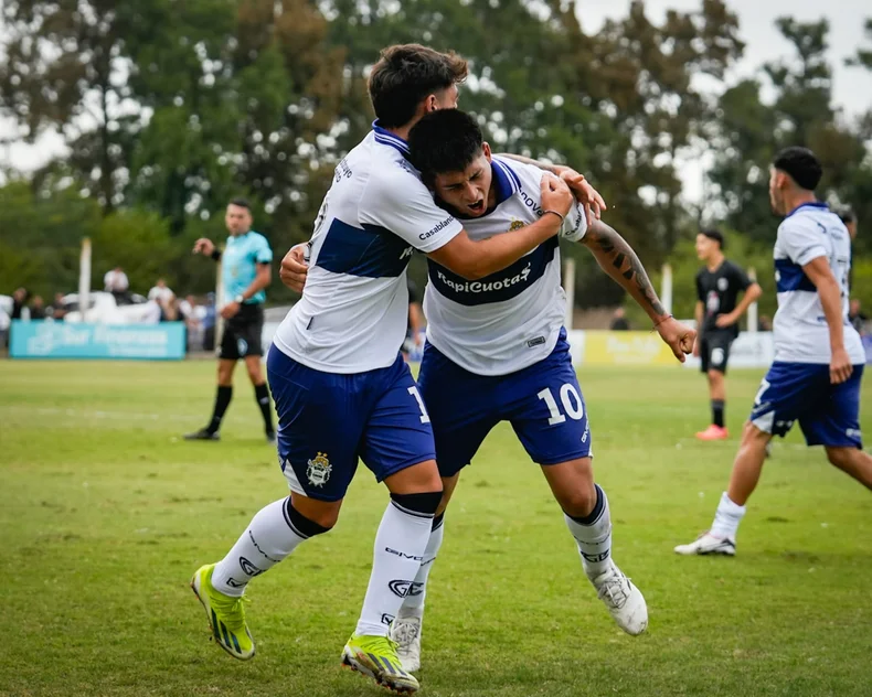 El festejo de los pibes de Gimnasia y Esgrima La Plata&nbsp;