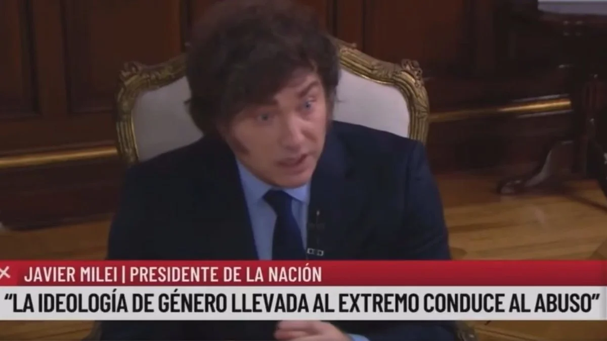 Milei volvió a cuestionar la ideología de género: "Al extremo lleva al abuso, son pedófilos"