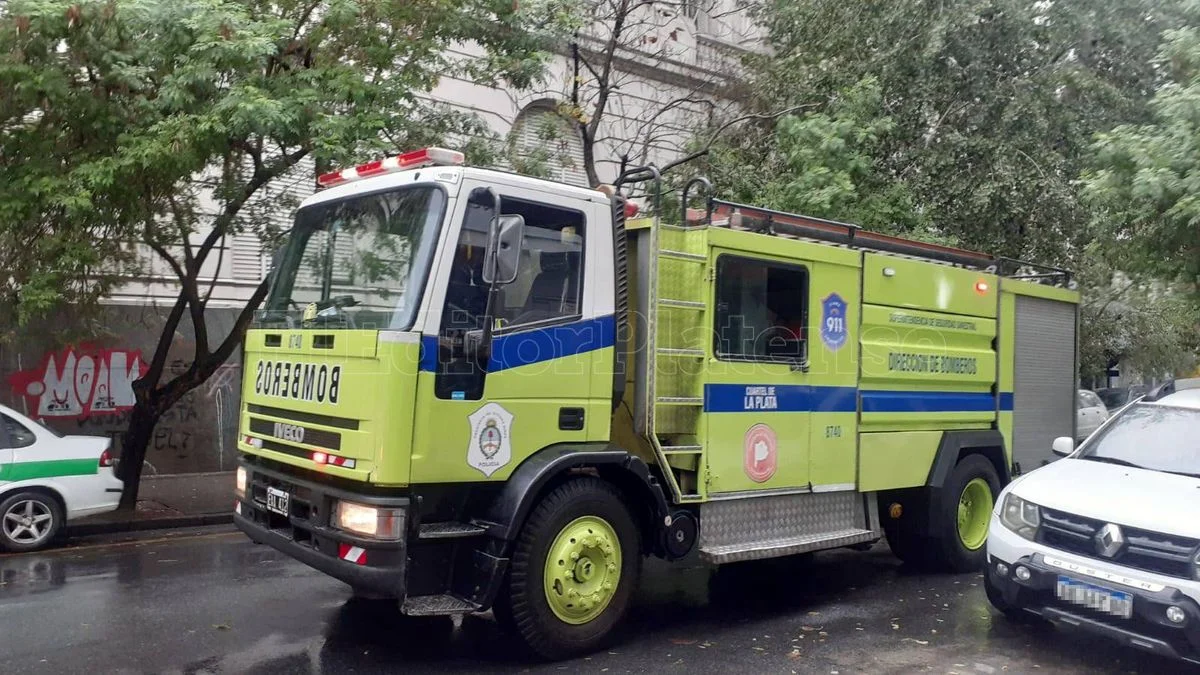 Se registró un principio de incendio en una parrilla de La Plata