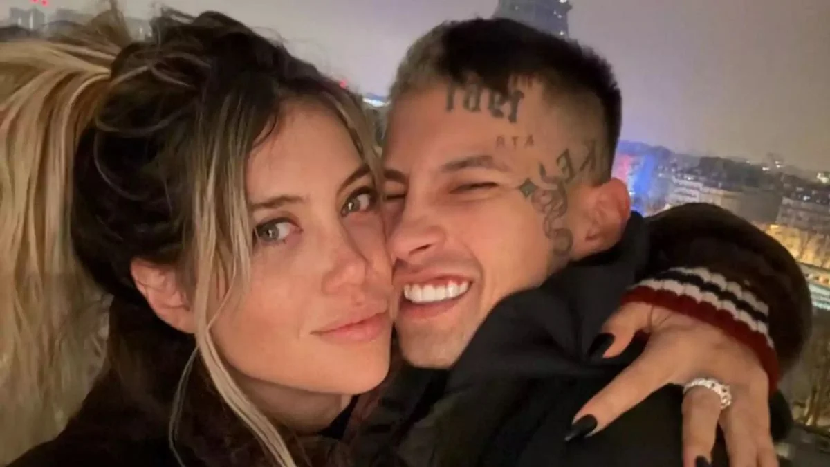 L-Gante subió una foto con Wanda Nara y le dedicó un fulminante mensaje a Mauro Icardi
