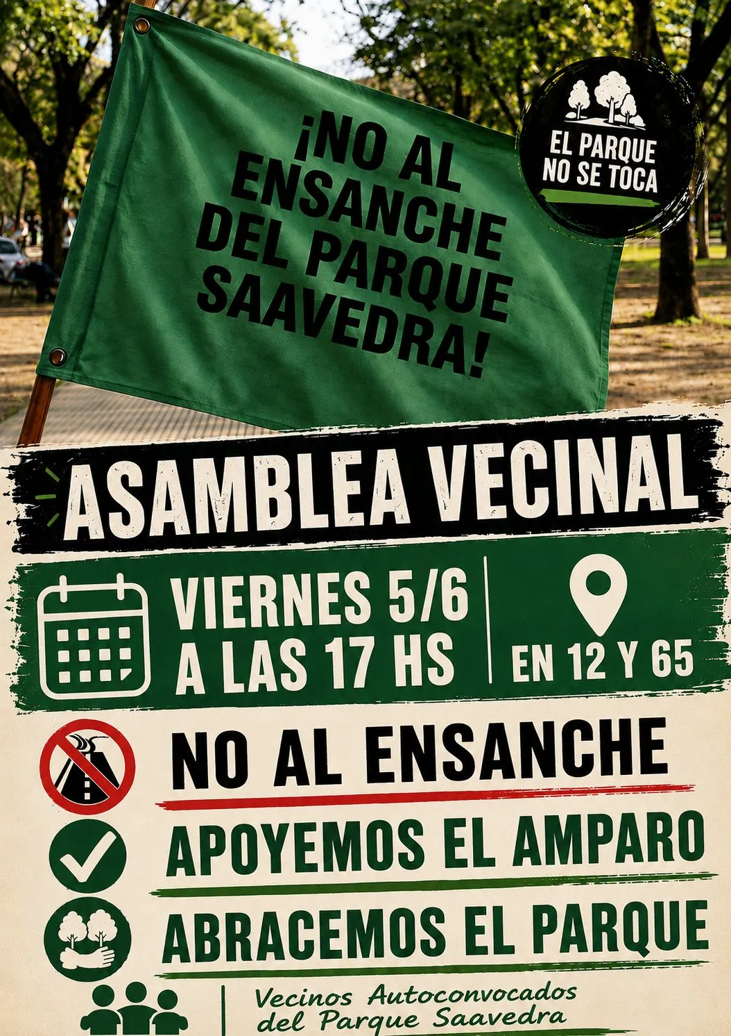 Flyer Parque Saavedra