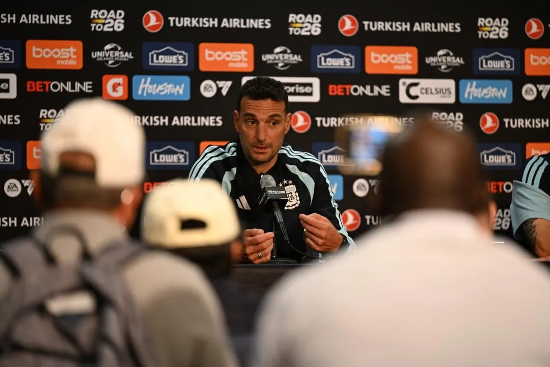 Scaloni Conferencia de prensa