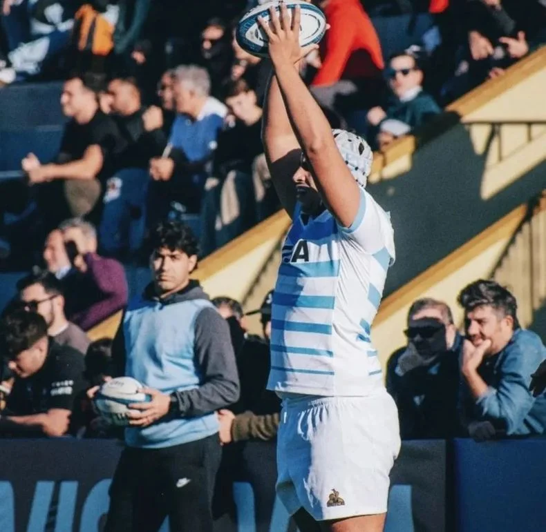 Juan Manuel Vivas(Los Tordos), Aitor Bildosola (Dogos XV), Agustín Sarelli (Marista), Julián Hernández (Marista) y Facundo Cardozo (Teqüé), los mendocinos en Argentina XV.