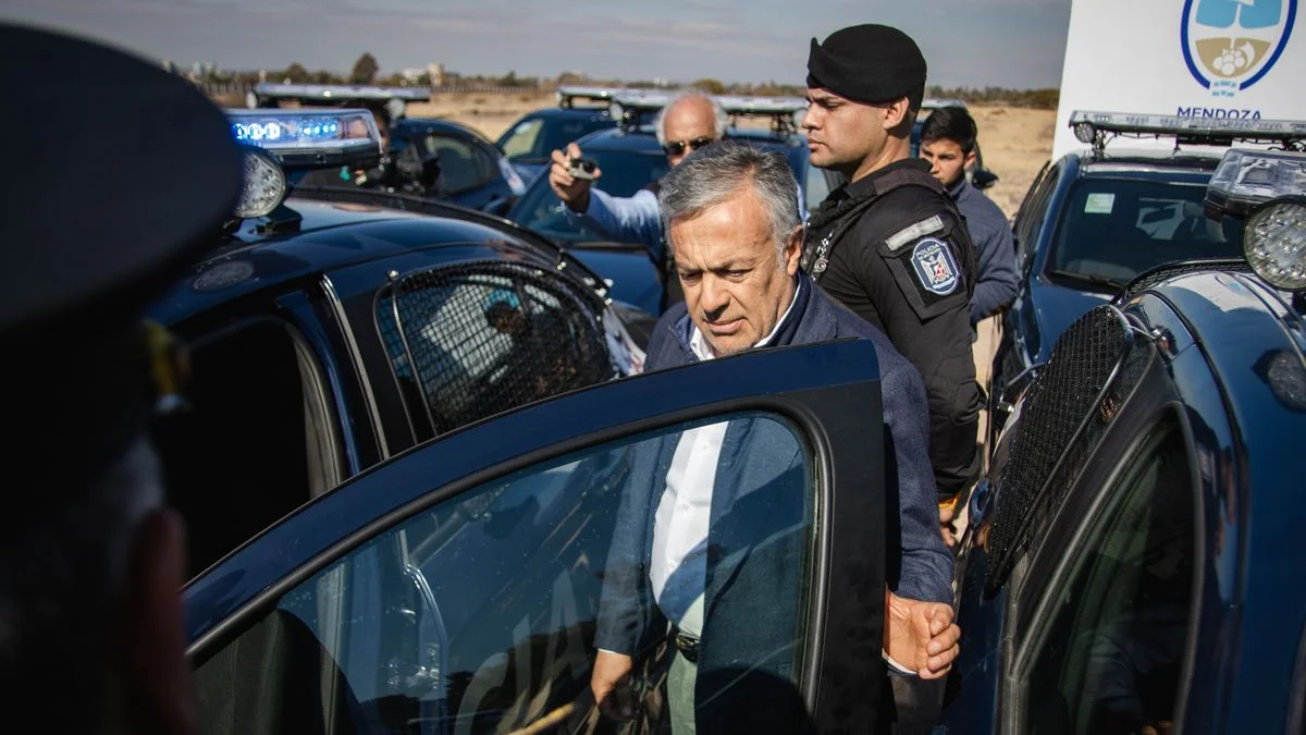 Cornejo presentó nuevos policías, las compras en Seguridad y le mandó un mensaje a la justicia