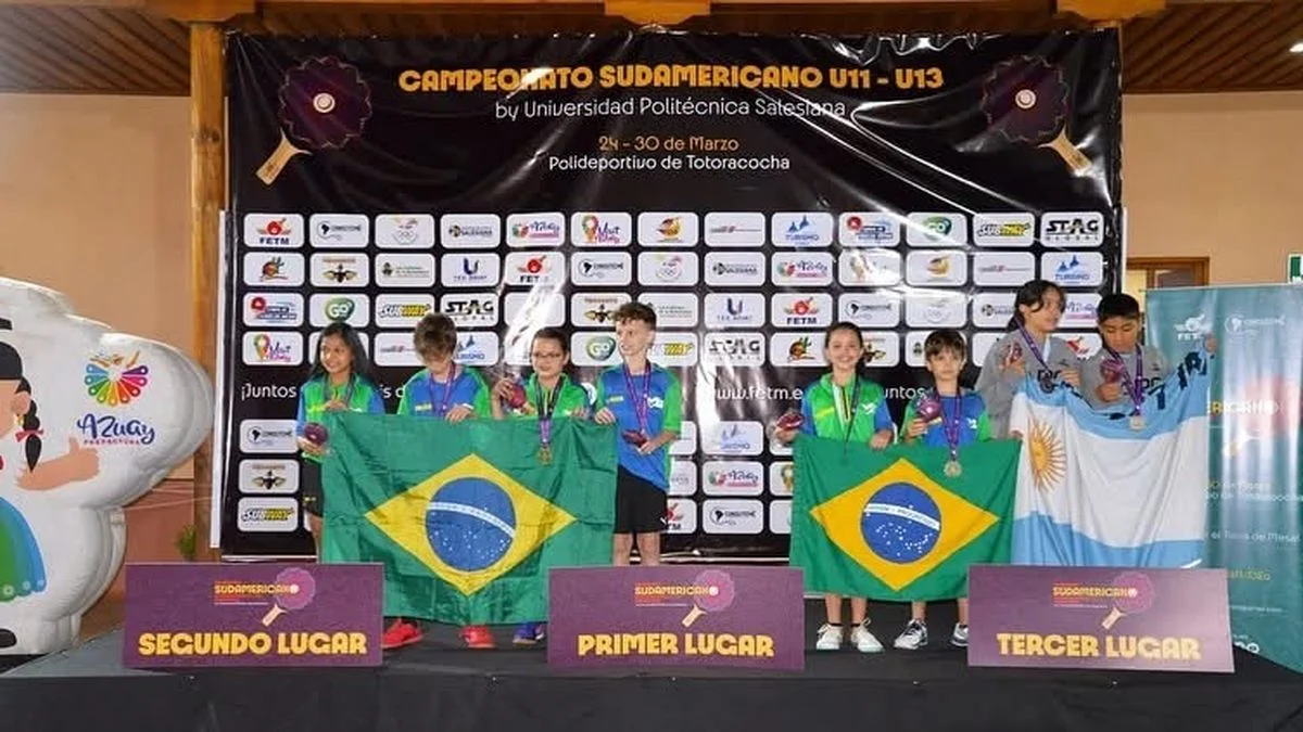 Tenis de mesa: el sanrafaelino Gianni Piruzi se lució con dos bronces en el Sudamericano