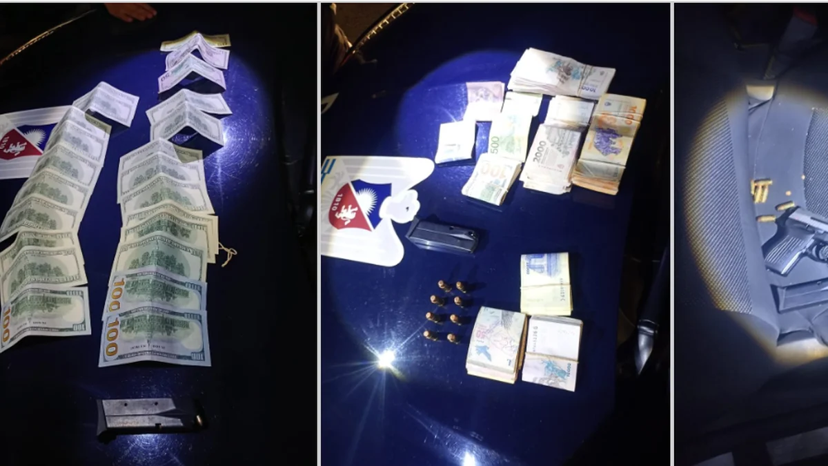 Godoy Cruz: detienen a dos personas con un auto robado y un arma de fuego