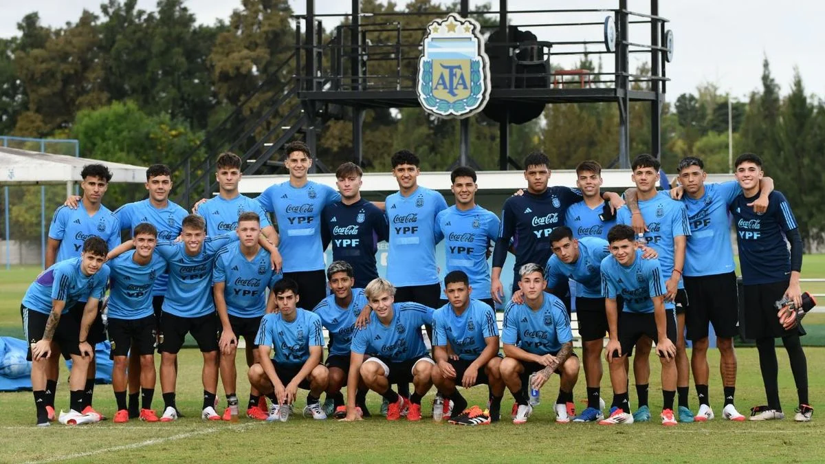 La Selección argentina Sub 17 inicia su camino en el Sudamericano de Colombia ante Chile