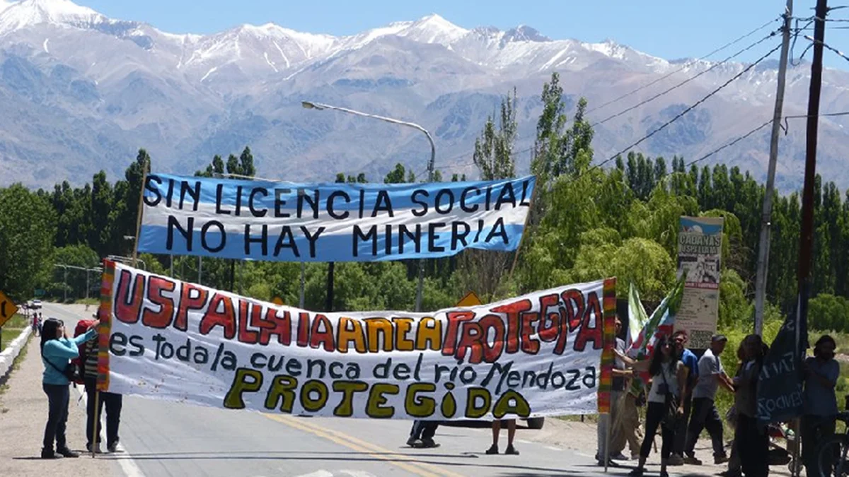 Uspallata se levanta contra el proyecto San Jorge y la avanzada megaminera de Alfredo Cornejo
