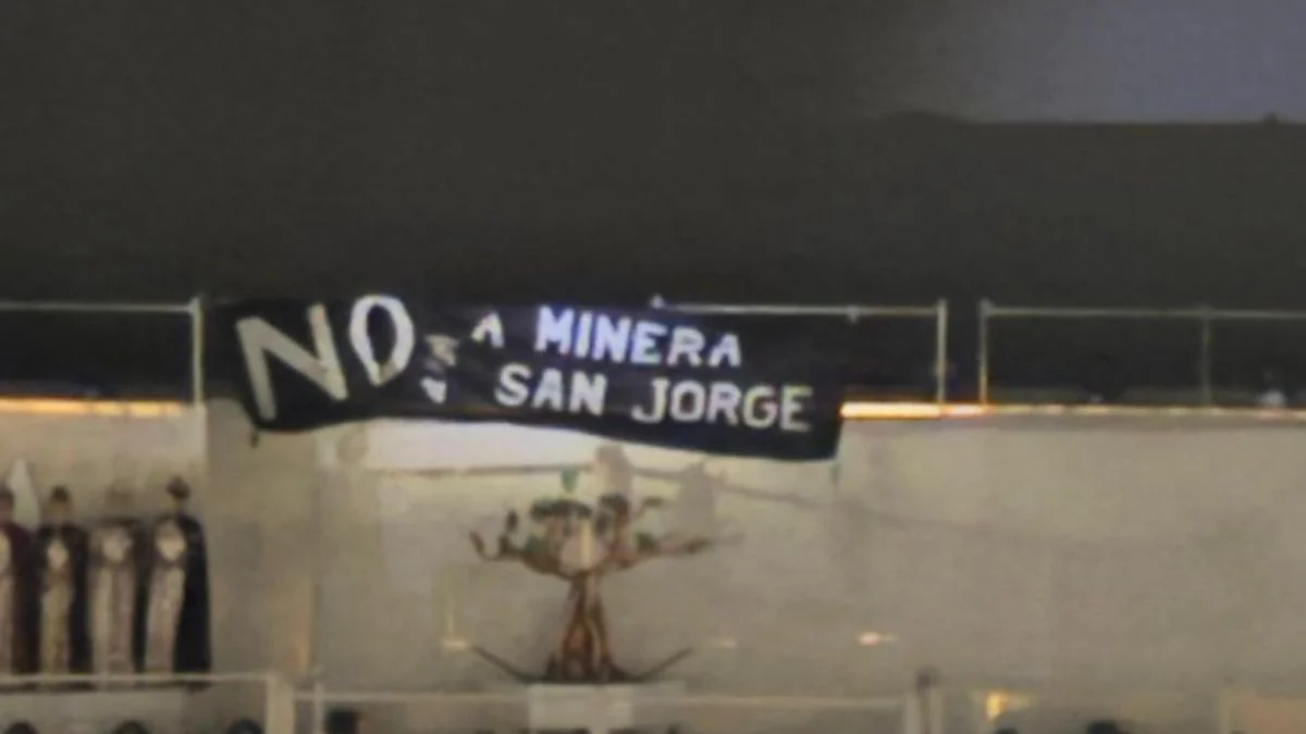 El reclamo contra San Jorge llegó al escenario mayor de la Vendimia