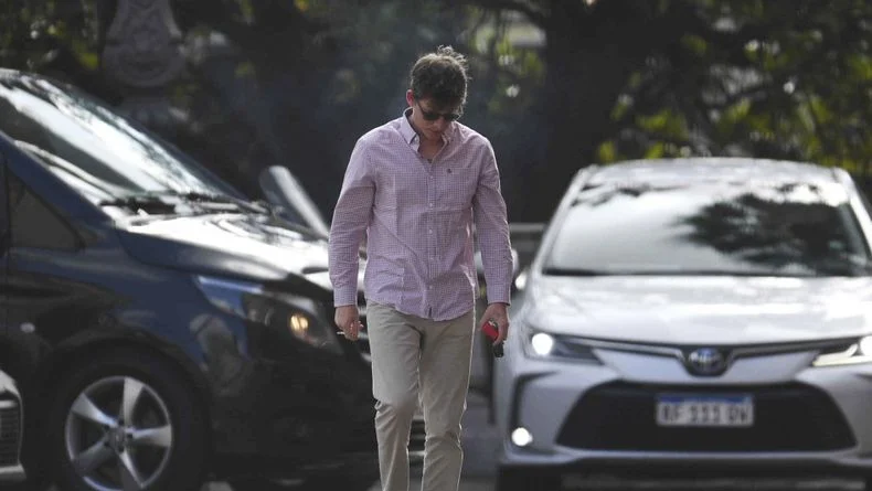 Santiago Caputo, asesor estrella de Javier Milei. 