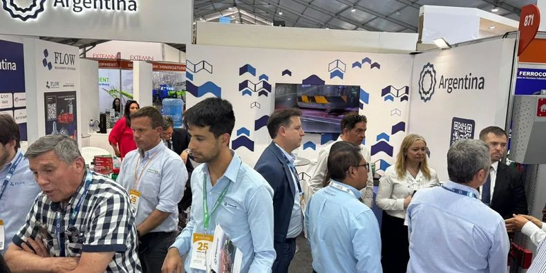 Una postal de la feria minera de Per&uacute; a la que asistieron Jer&oacute;nimo Shantal y Hebe Casado.&nbsp;
