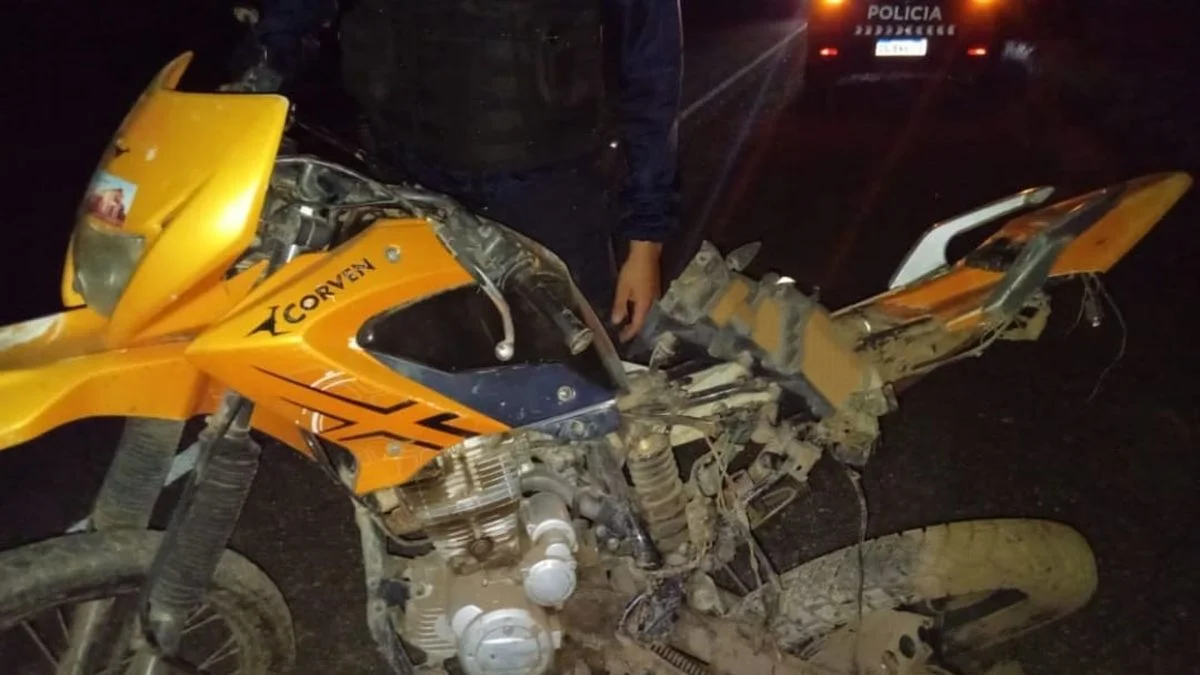 Un motociclista murió tras ser chocado de atrás por un auto en Lavalle