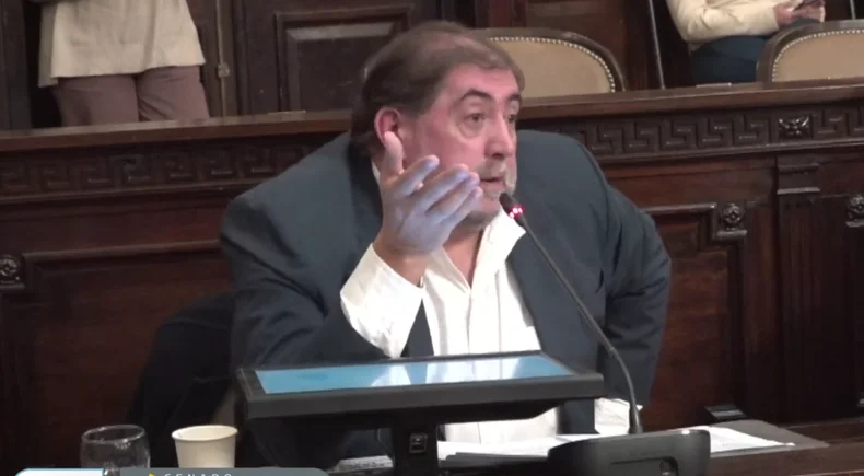 Duilio Pezzutti, sancionado por el PJ y con monobloque propio, fue clave en la votaci&oacute;n para aprobar la ley de seguridad.