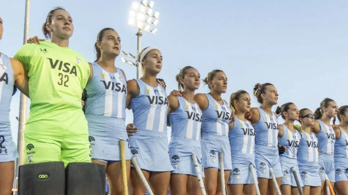 Hockey sobre césped: con aporte mendocino, Las Leoncitas golearon en su debut en el Mundial Junior