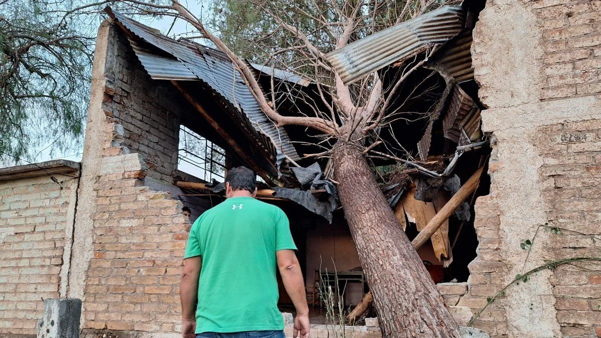 Un tornado "tornado" afectó a San Rafael y produjo graves destrozos