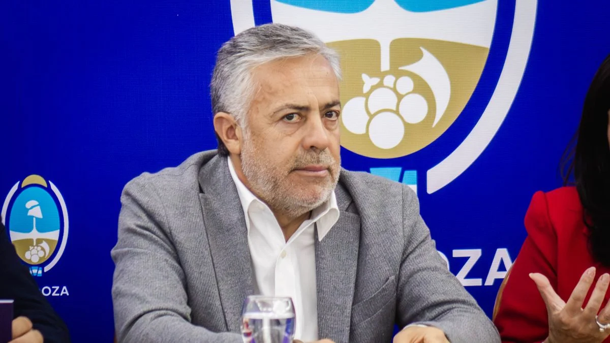 El gobernador Alfredo Cornejo.&nbsp;