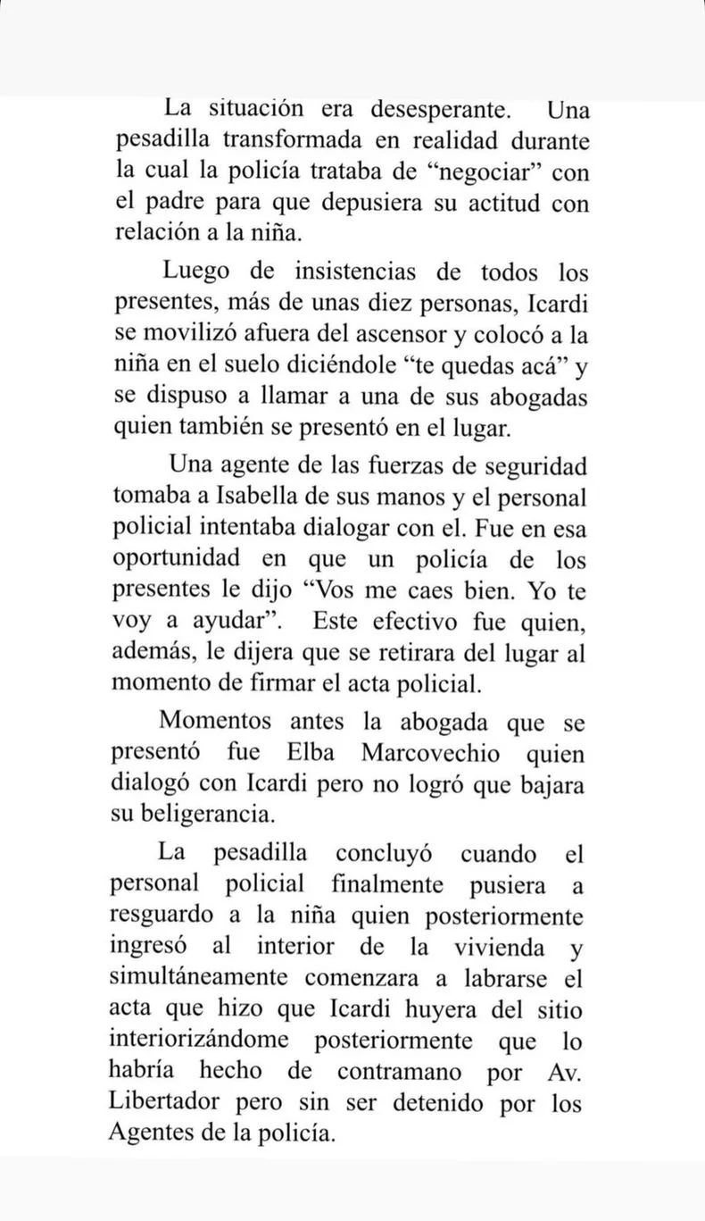 Una de las tantas historias donde Ángel de Brito compartió la denuncia.