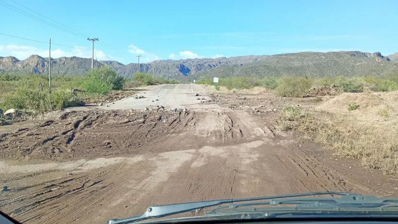 Uno de los tramos de la ruta a Valle Grande. 