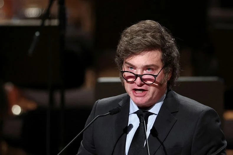 Javier Milei participa del Foro Davos en Suiza.