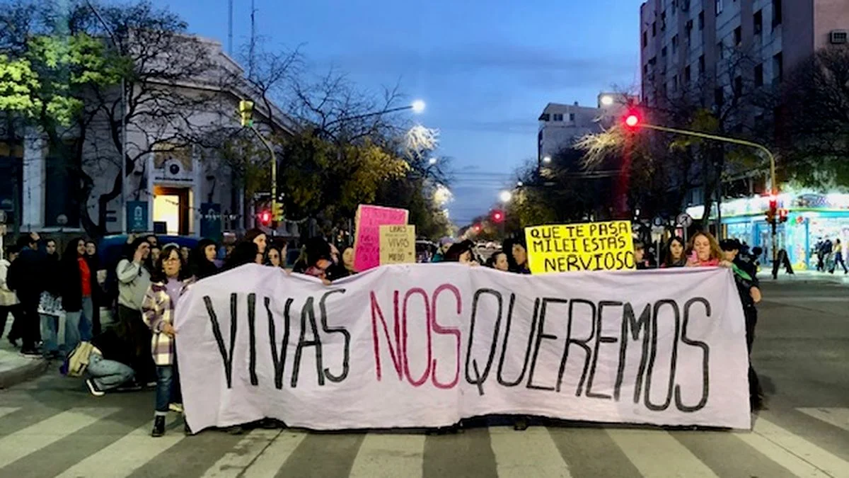 San Rafael marchó en el 10º aniversario de Ni Una Menos y el mensaje se hizo escuchar en las calles